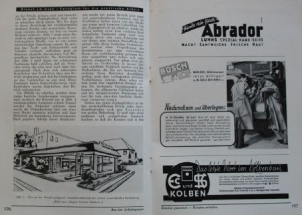 "Dienst am Auto" Tankstellen-Fachzeitschrift 1936 Braunbeck Motor-Verlag 17 Ausgaben (7273)